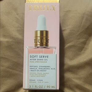 TRULY Soft Serve After Shave Oil - Pink and Gold 3.1 FL OZ strawberry vanilla